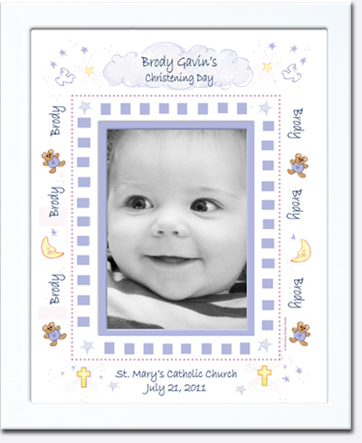 Christening Photo Frame Special Occasion Memories Kept Safe Keepsake Unique Gift Lasts a Lifetime